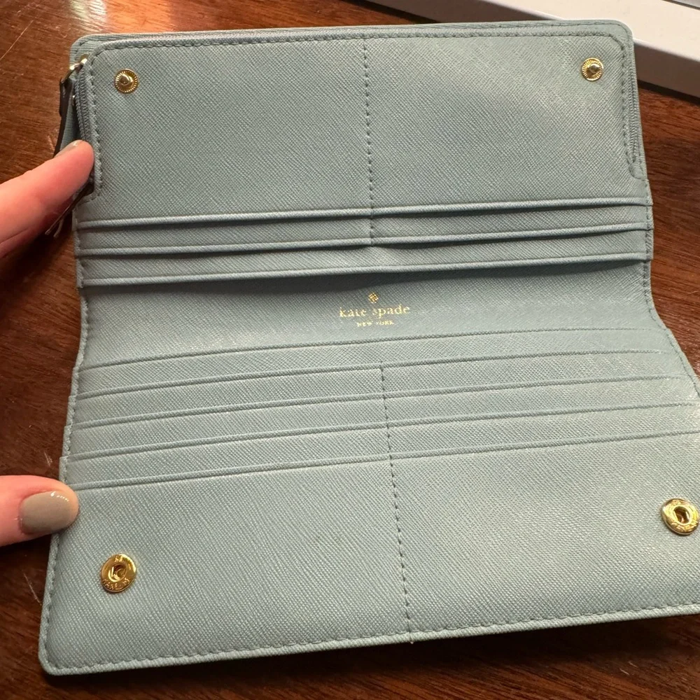 Blue Kate Spade Wallet - Picture 4 of 4